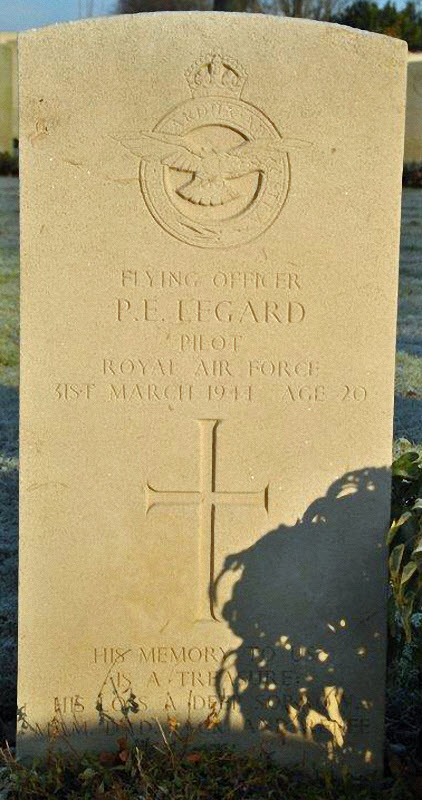F/O Peter Eric Legard<br/><br /><br />died March 31st, 1944